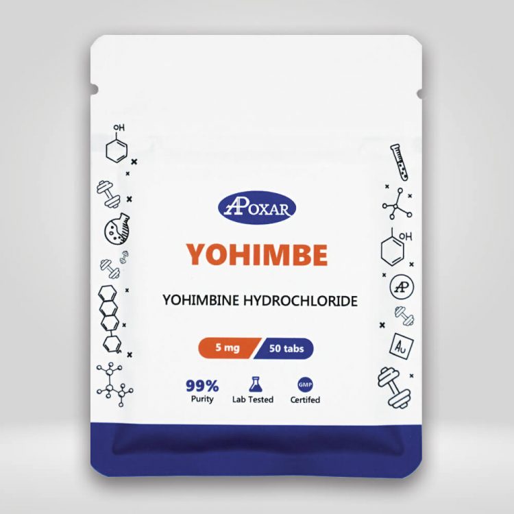 Apoxar Yohimbe 5 MG / 50 Tabs Apoxar Labs